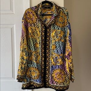 Fendi x Versace silk shirt